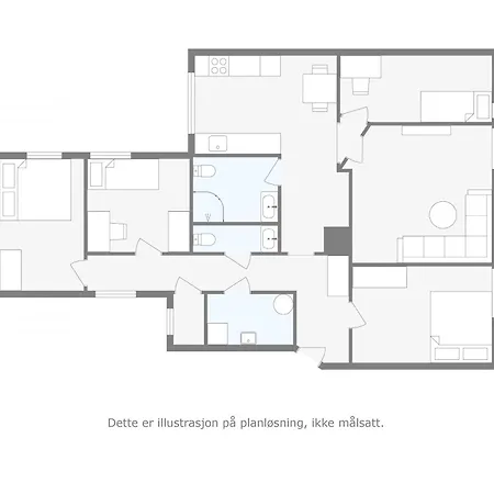 Large 4br In Quiet Nygaard * Μπέργκεν